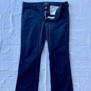 Navy Kick Bootcut Pants
